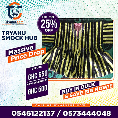 Quality Smocks Online | Shop Original Ghanaian Batakari Tryahu